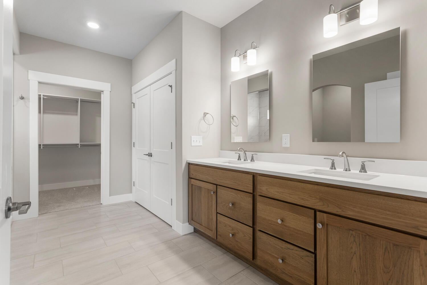 4 Forest Drive Monticello, IL 61856 - Photo 15 of 34 a spacious bathroom with a double vanity sink mirror and double