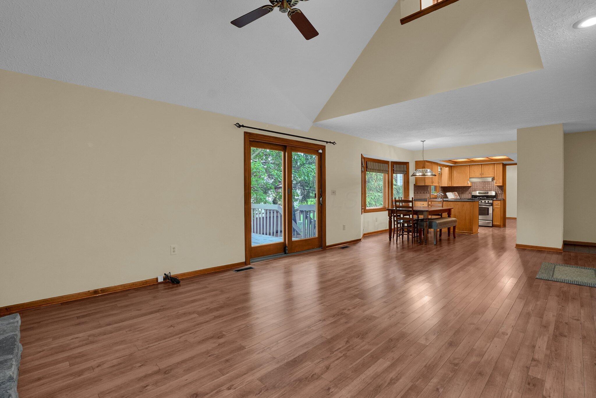 623 Rockbridge Road Westerville, OH 43081 - Photo 21 of 63 View from fireplace back into the eat-in kitchen space!