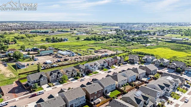 a view of a city with an ocean