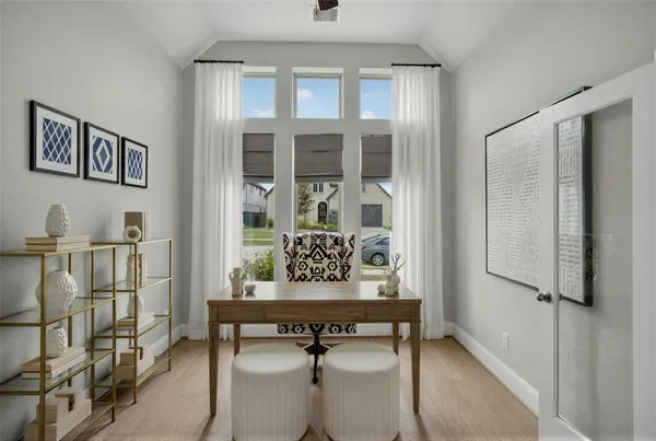 a kitchen with granite countertop lots of counter space and stainless steel appliances