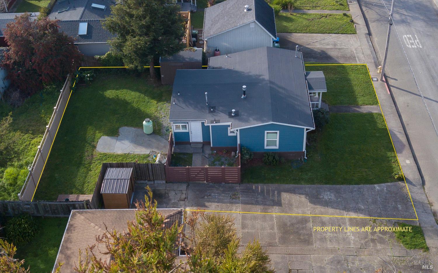1002 Cedar Street Fort Bragg, CA 95437 - Photo 24 of 26 an aerial view of a house