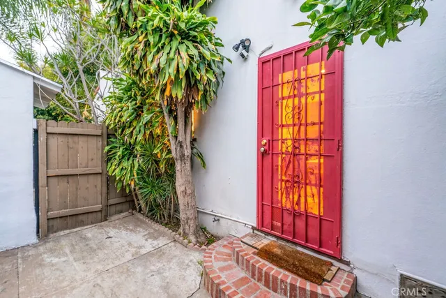a house with trees in front of it