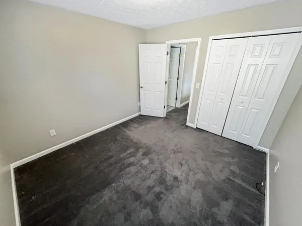 a view of a room with door