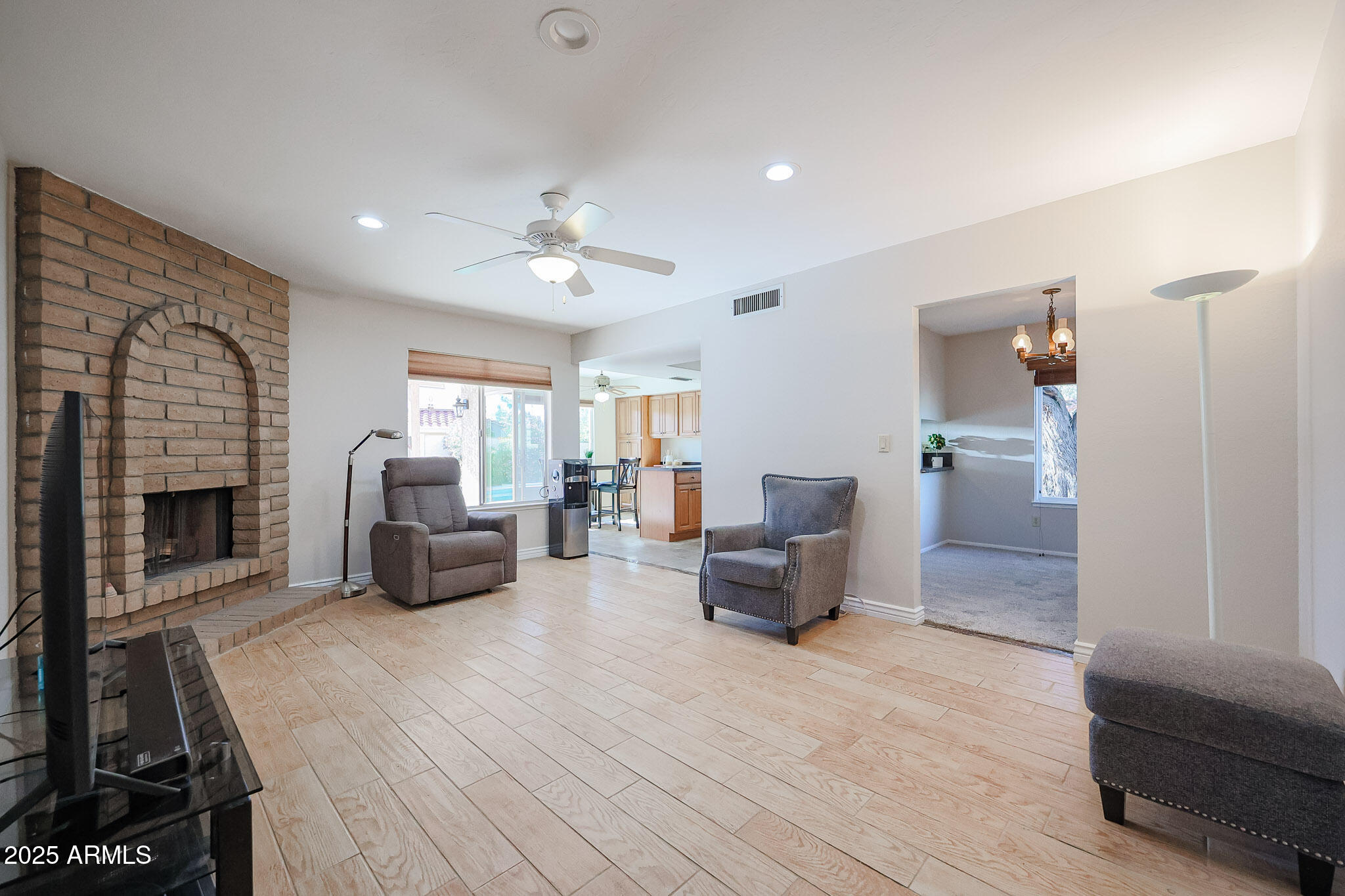 2101 East Redfield Road Phoenix, AZ 85022 - Photo 12 of 43 Family Room with Fireplace