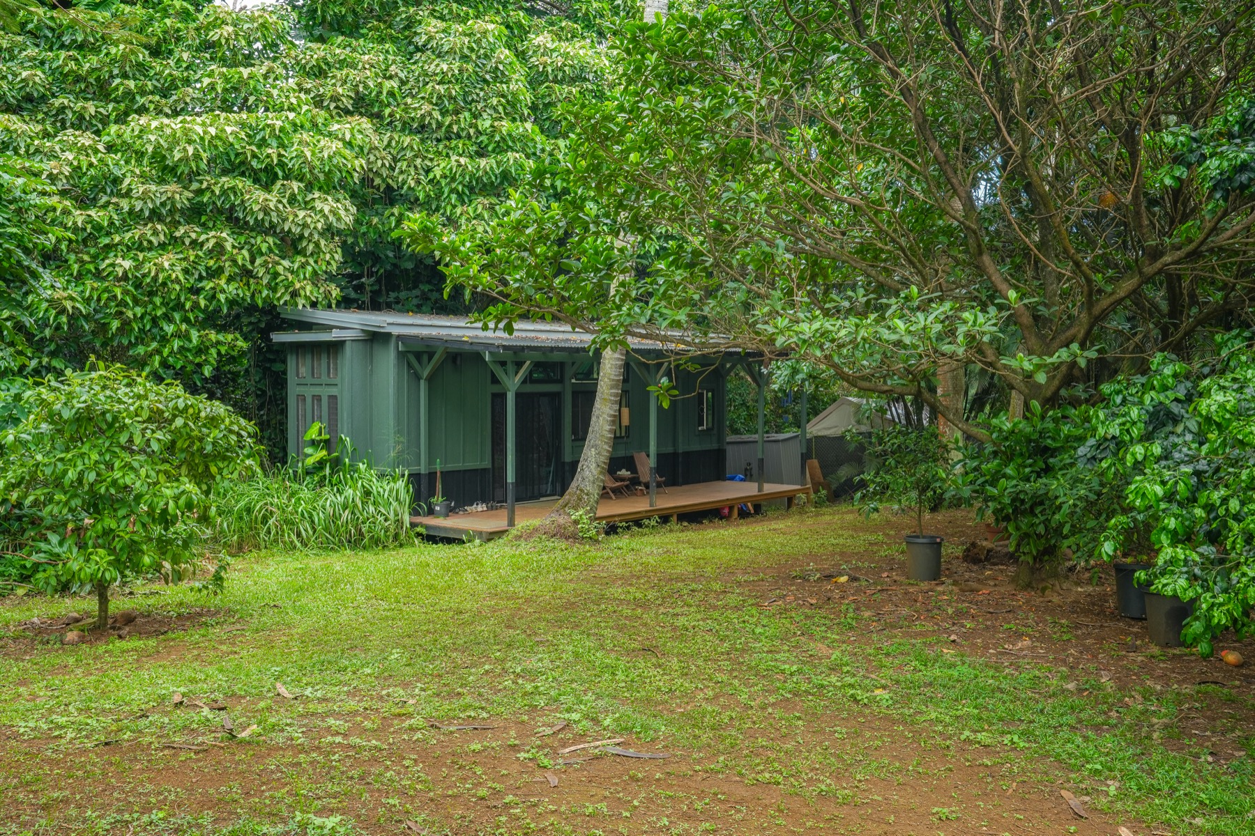 4470 A Wailapa Road Kilauea, HI 96754 - Photo 26 of 30 a view of a house with backyard porch and sitting area