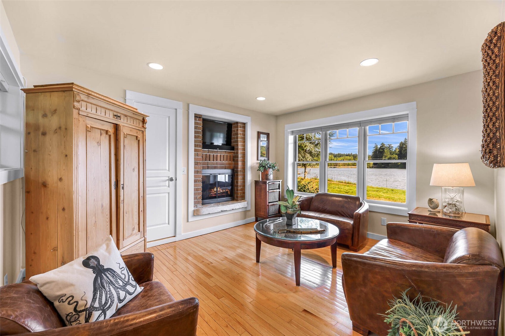 15485 Northeast Peterson Road Keyport, WA 98345 - Photo 24 of 39 a living room with furniture and a large window