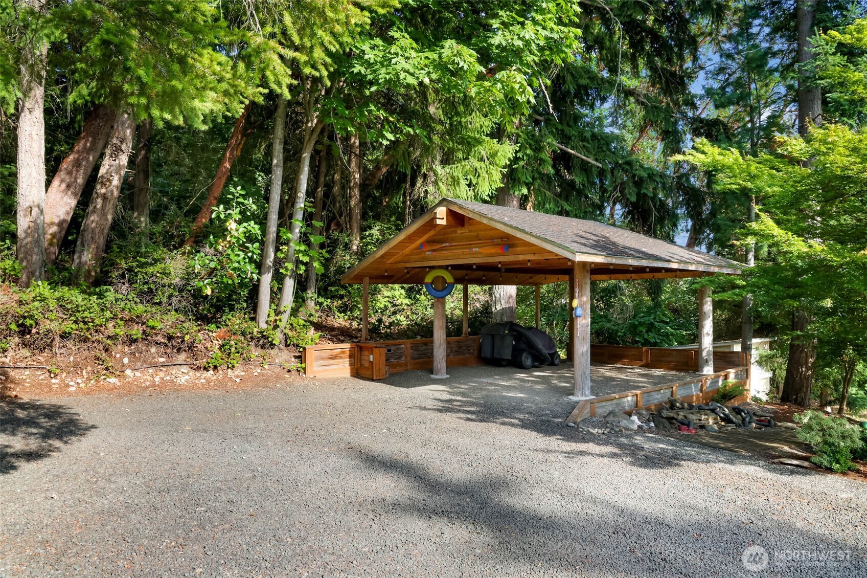 15485 Northeast Peterson Road Keyport, WA 98345 - Photo 33 of 39 an outdoor space with lots of trees