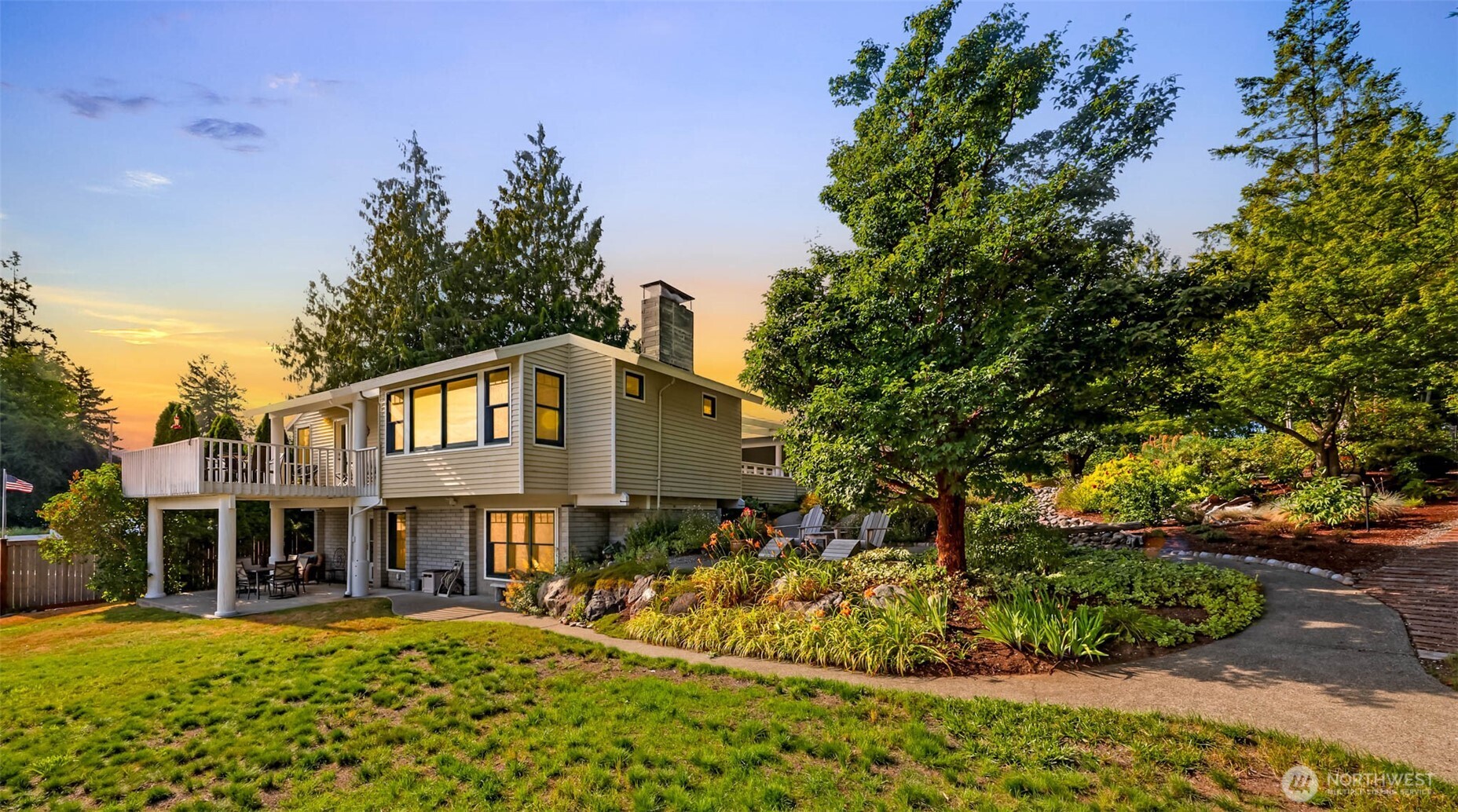 15485 Northeast Peterson Road Keyport, WA 98345 - Photo 35 of 39 a front view of a house with a yard