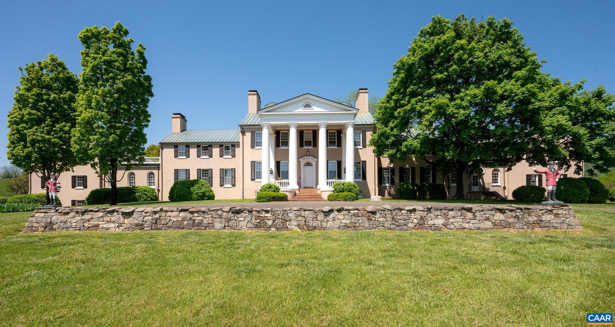 21515 Trappe Road Upperville, VA 20184 - Photo 8 of 75 a front view of a house with a yard