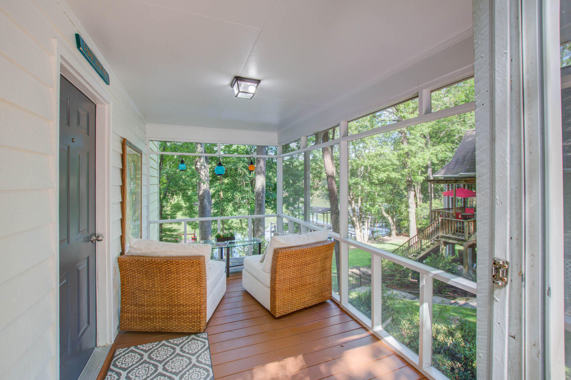 1025 Chapel Branch Road Santee, SC 29142 - Photo 5 of 50 Screened Porch Overlooking the Lake