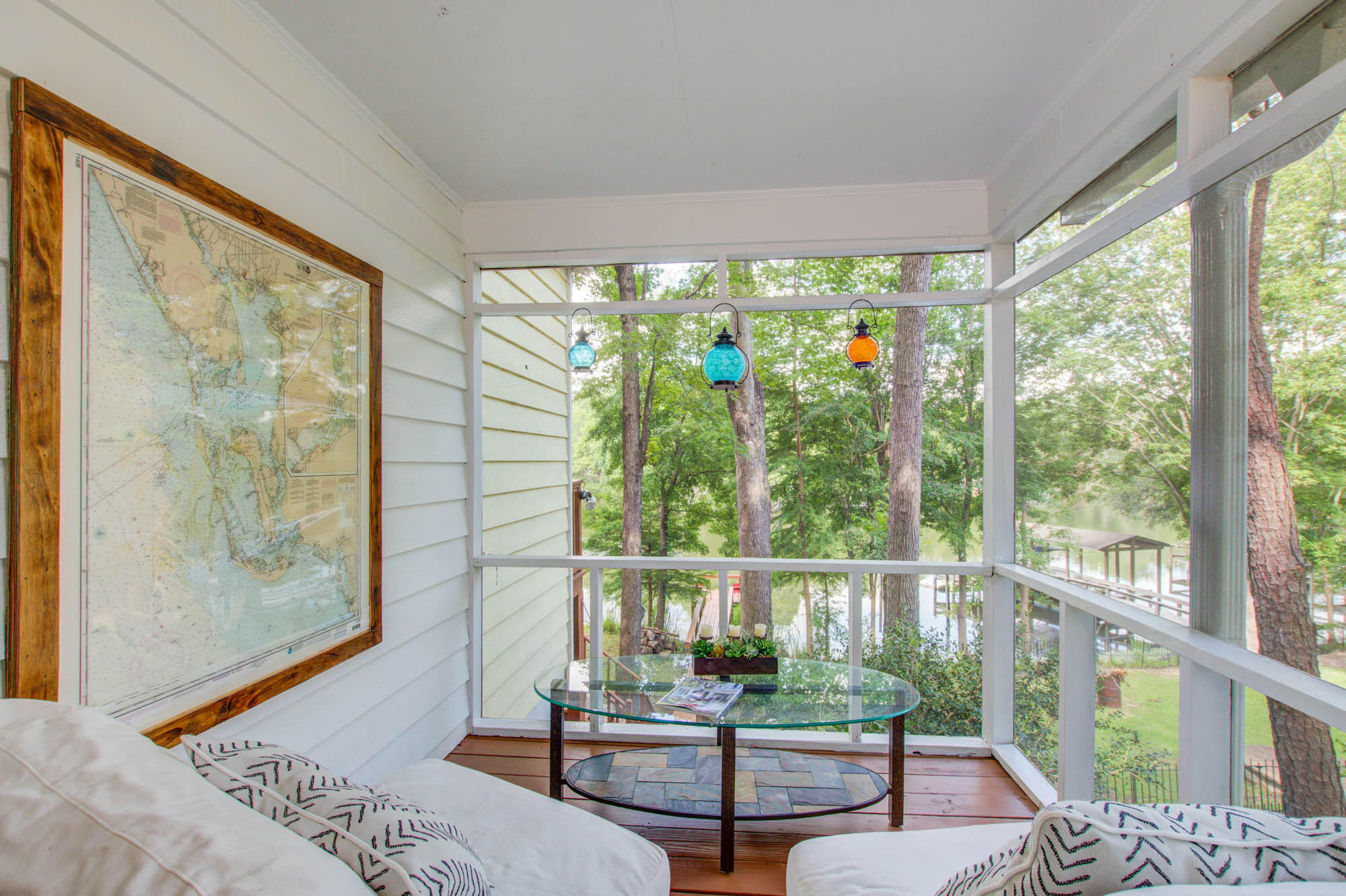 1025 Chapel Branch Road Santee, SC 29142 - Photo 6 of 50 Screened Porch Overlooking the Lake