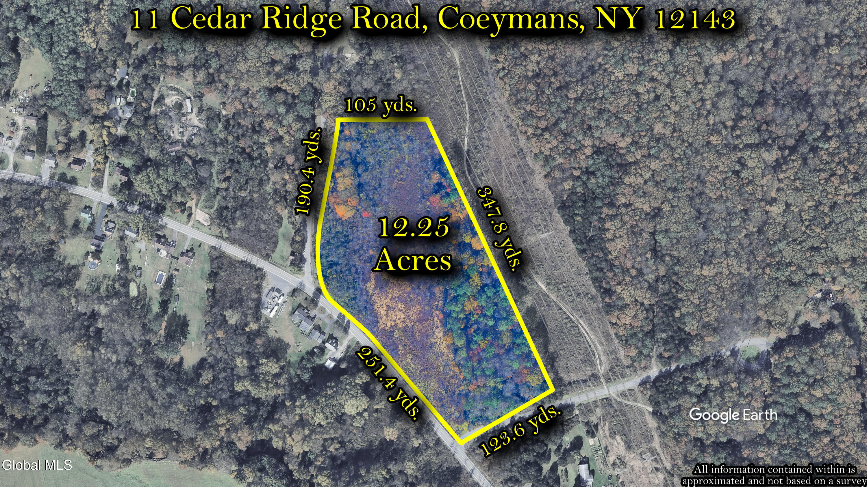 11 Cedar Ridge Road Ravena, NY 12143 - Photo 1 of 17 Property Line Overlay