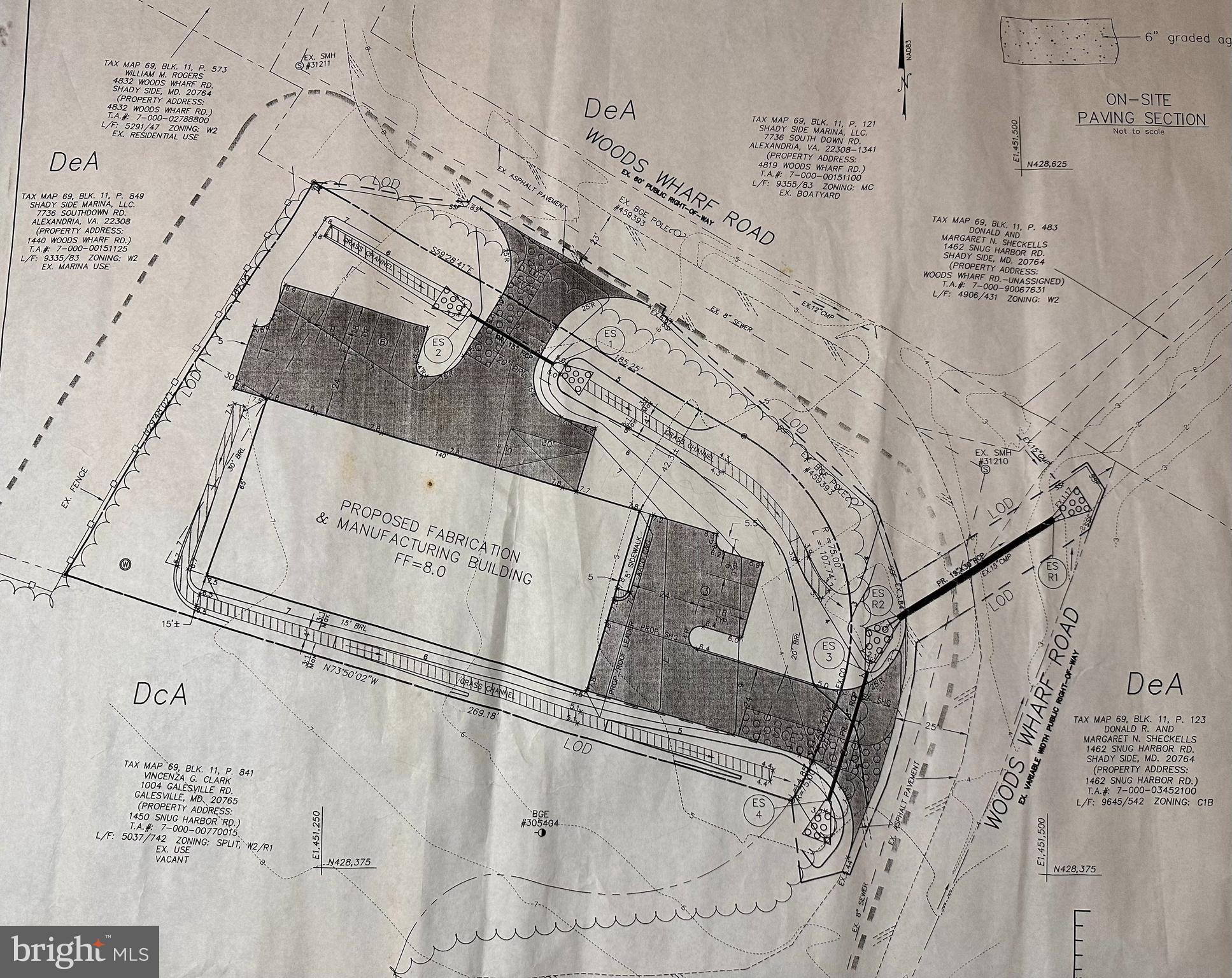4846 Woods Wharf Road Shady Side, MD 20764 - Photo 6 of 6 Previous building engineering plans