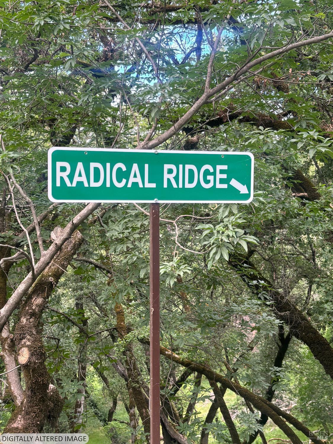3701 Radical Ridge Road Redwood Valley, CA 95470 - Photo 30 of 38 a sign broad on road