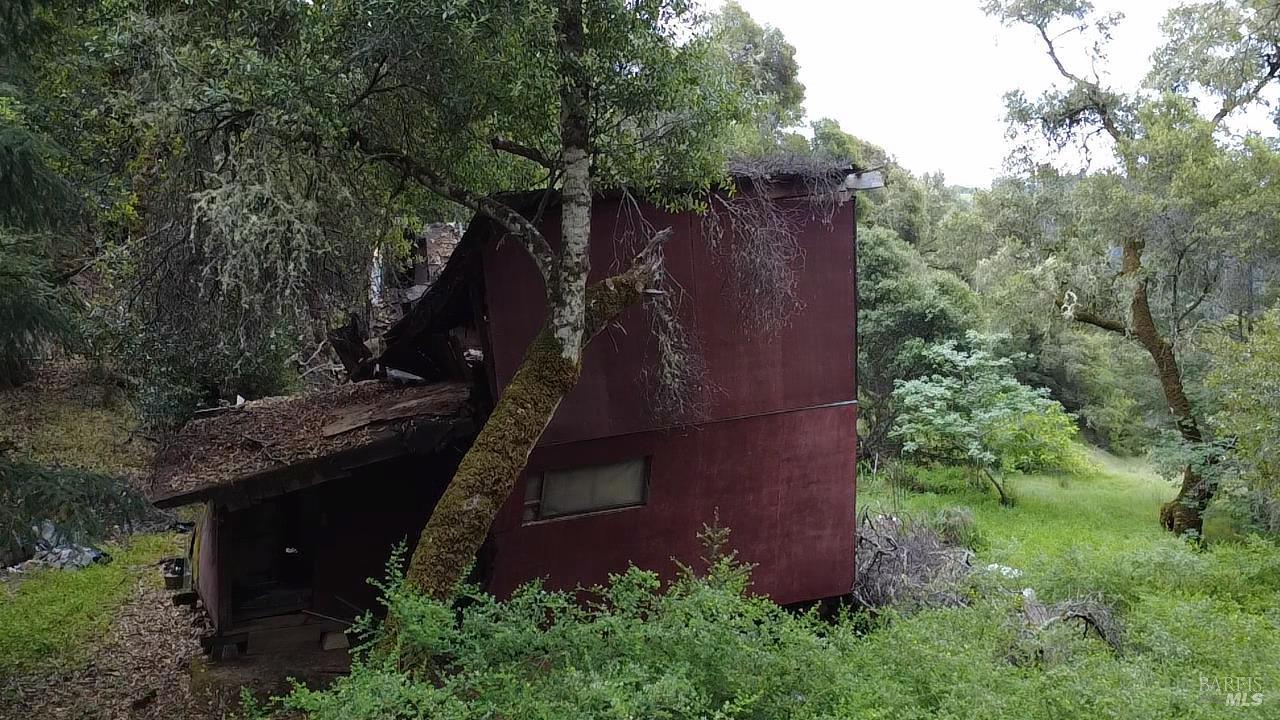 3701 Radical Ridge Road Redwood Valley, CA 95470 - Photo 9 of 38 an aerial view of backyard and trees