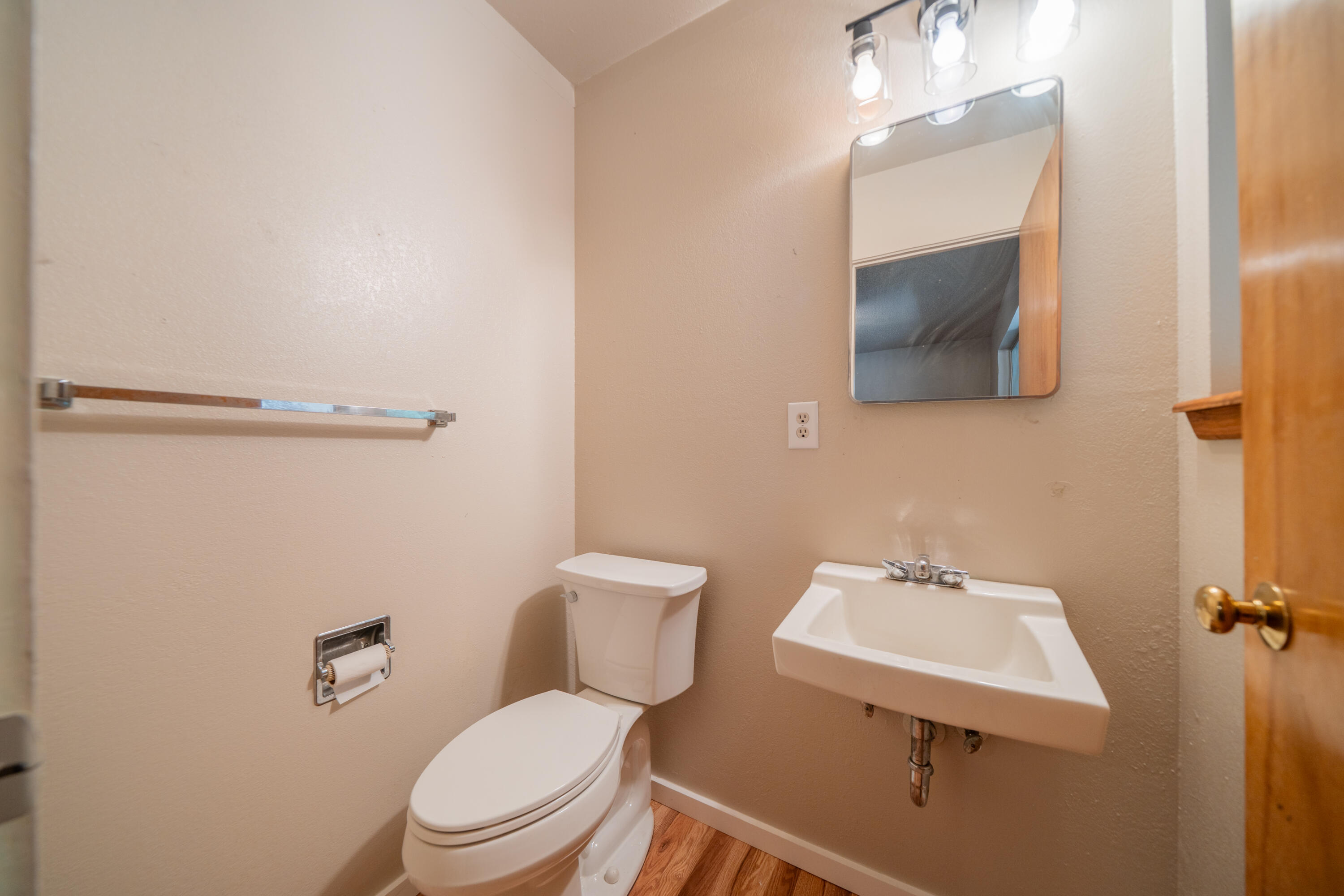 37347 Cypress Avenue Burney, CA 96013 - Photo 33 of 62 a bathroom with a toilet a sink and mirror