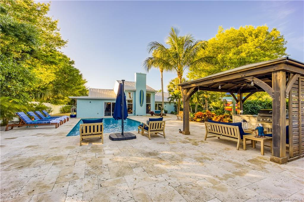 3713 Southeast Matanzas Street Stuart, FL 34996 - Photo 15 of 53 a view of outdoor space with seating