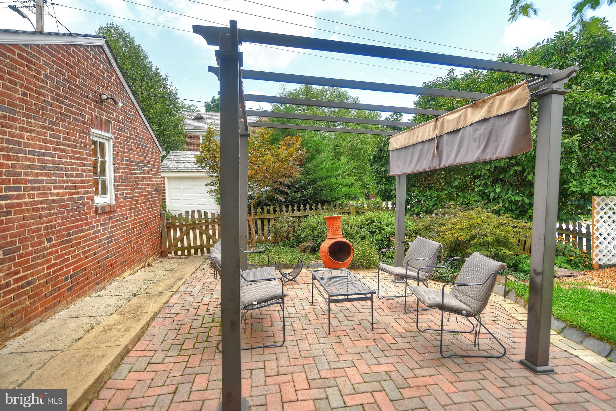 3701 Ednor Road Baltimore, MD 21218 - Photo 31 of 37 Patio with Pergola