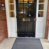 a view of entrance gate of the house