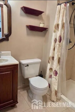 a white toilet sitting next to a bathroom sink