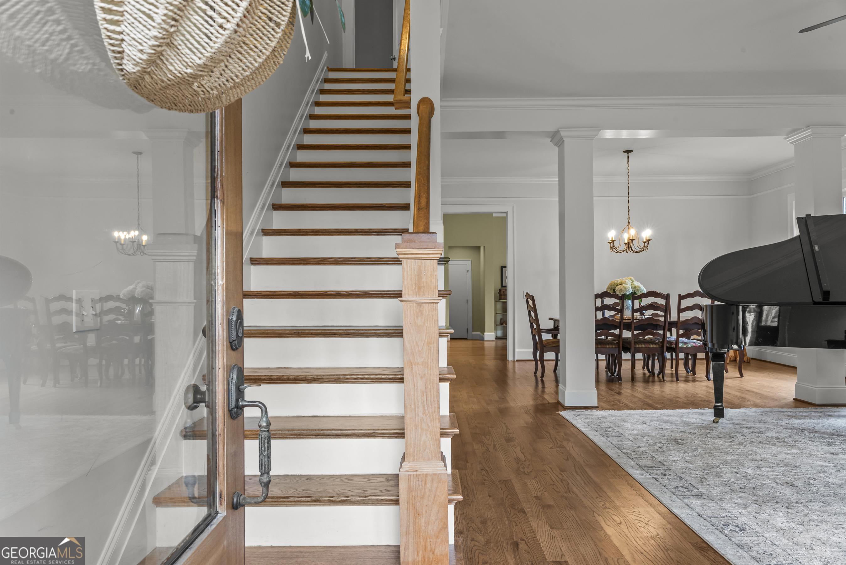 568 New Post Road Madison, GA 30650 - Photo 4 of 58 a view of entryway and hall with wooden floor