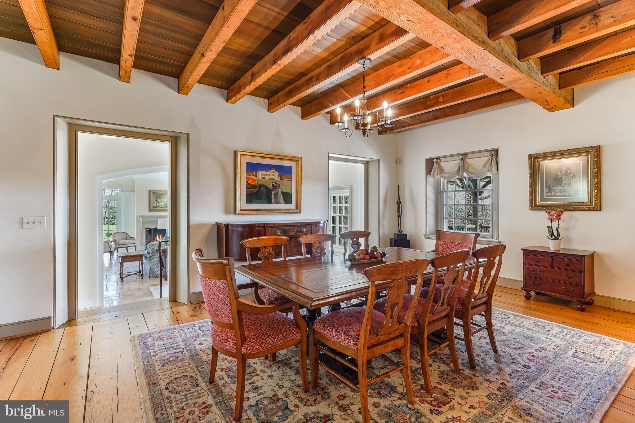 250 Fairview Road Coatesville, PA 19320 - Photo 10 of 50 Dining area with exposed beams