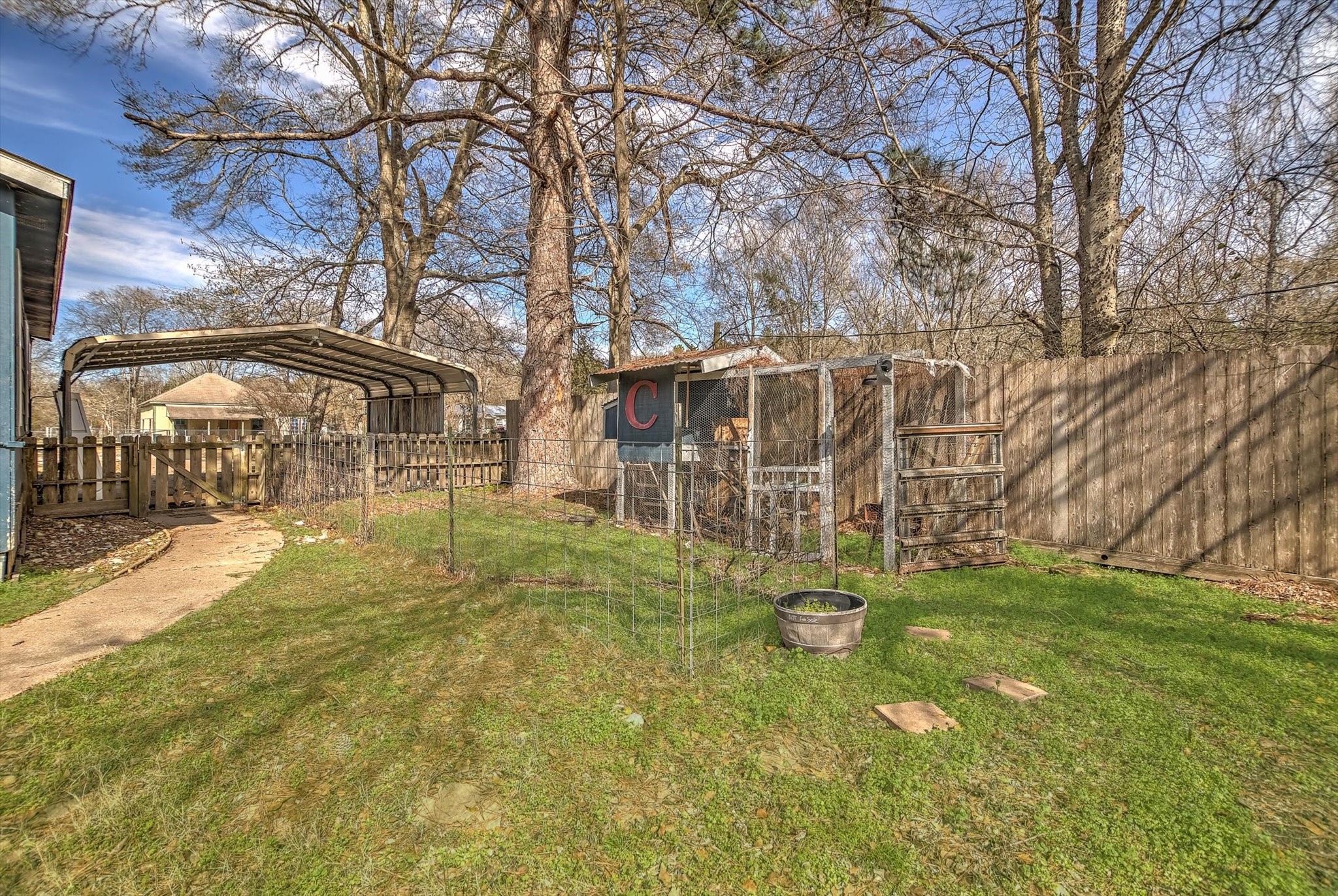 158 North 7th Street Trinity, TX 75862 - Photo 39 of 40 Carport and chicken coop