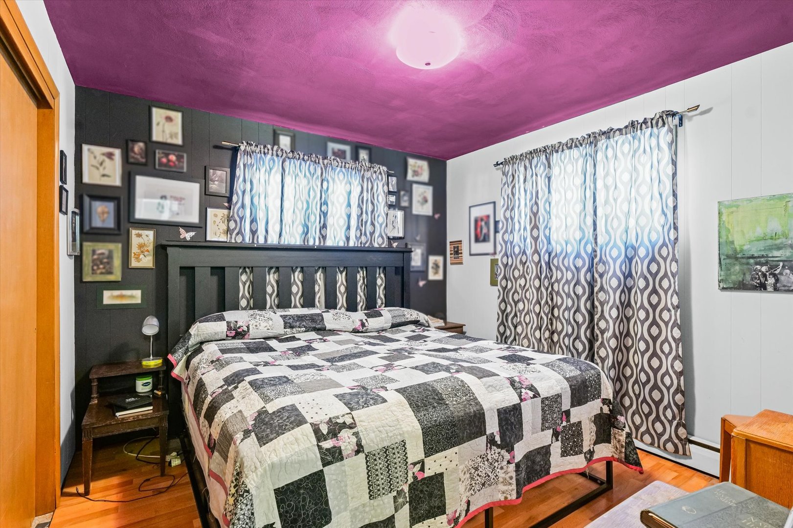 2018 South Cottage Grove Avenue Urbana, IL 61801 - Photo 24 of 31 a bed sitting in a bedroom next to a window