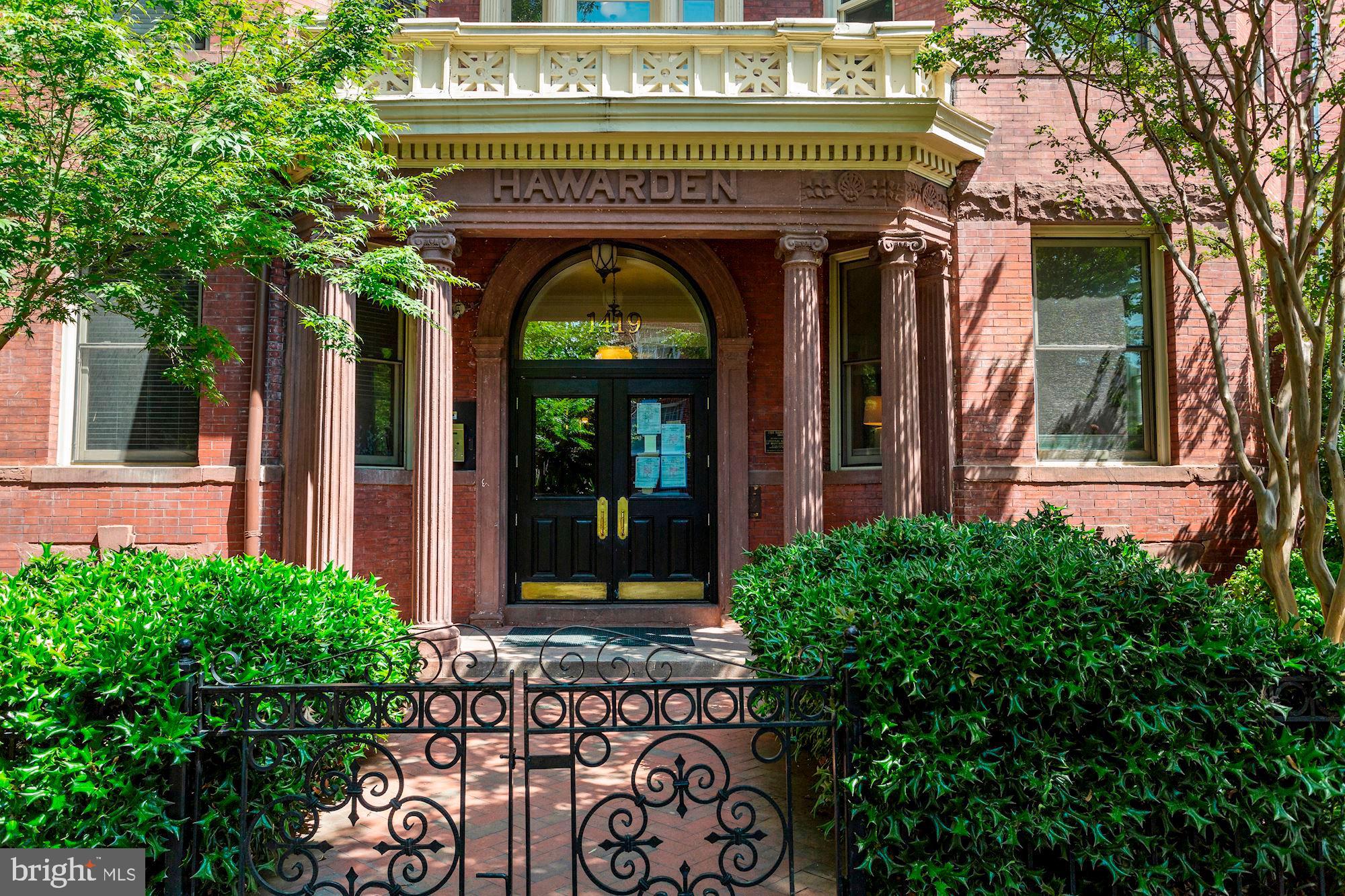 1419 R Street Northwest, Unit 10 Washington, DC 20009 - Photo 2 of 22 Beaux-Arts style brick building