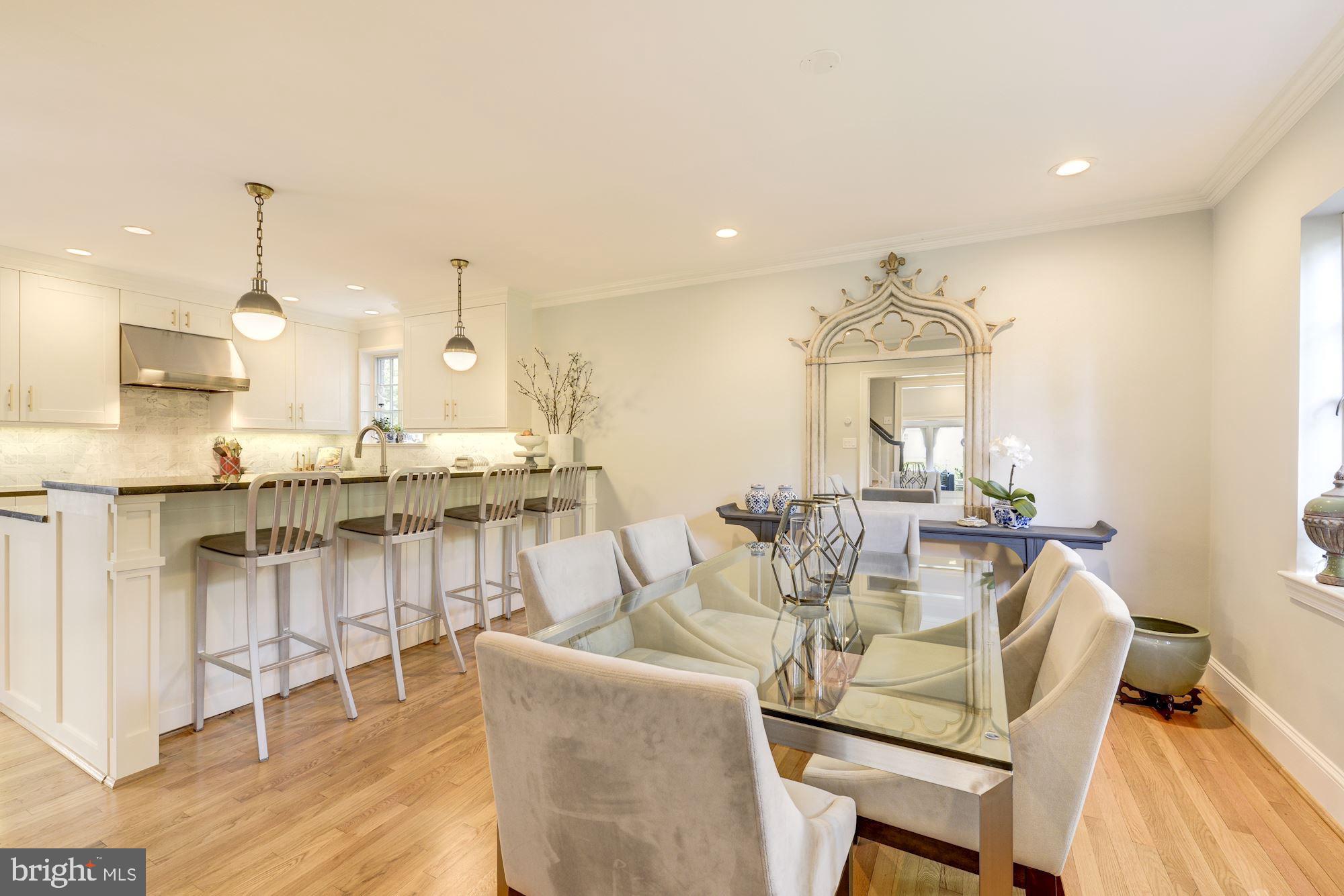 3110 Rolling Road Chevy Chase, MD 20815 - Photo 16 of 46 Gourmet Kitchen With Breakfast Bar