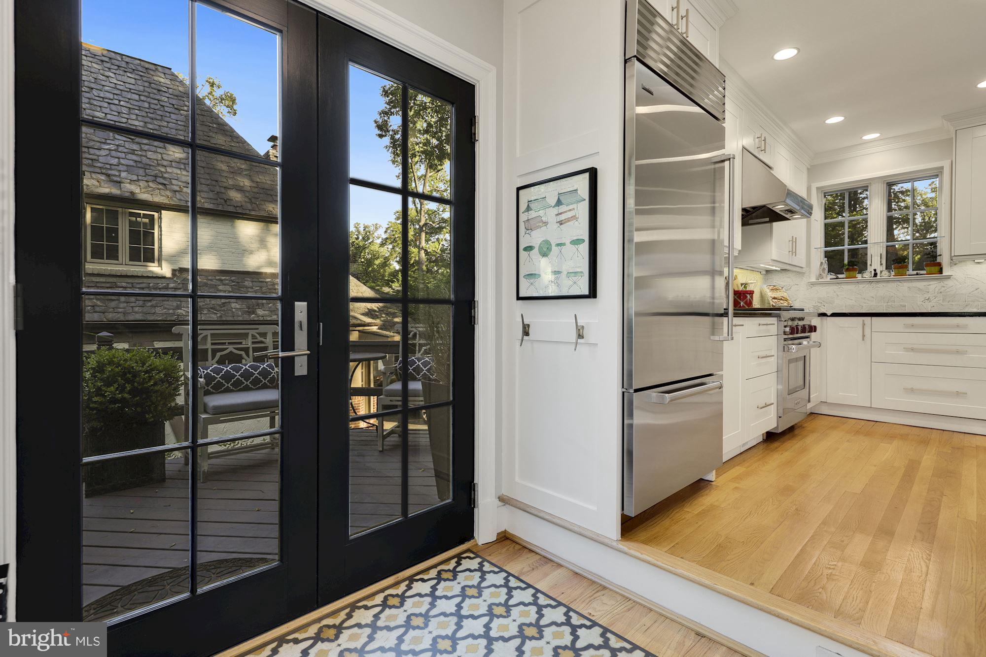 3110 Rolling Road Chevy Chase, MD 20815 - Photo 21 of 46 French. Doors To Side Deck