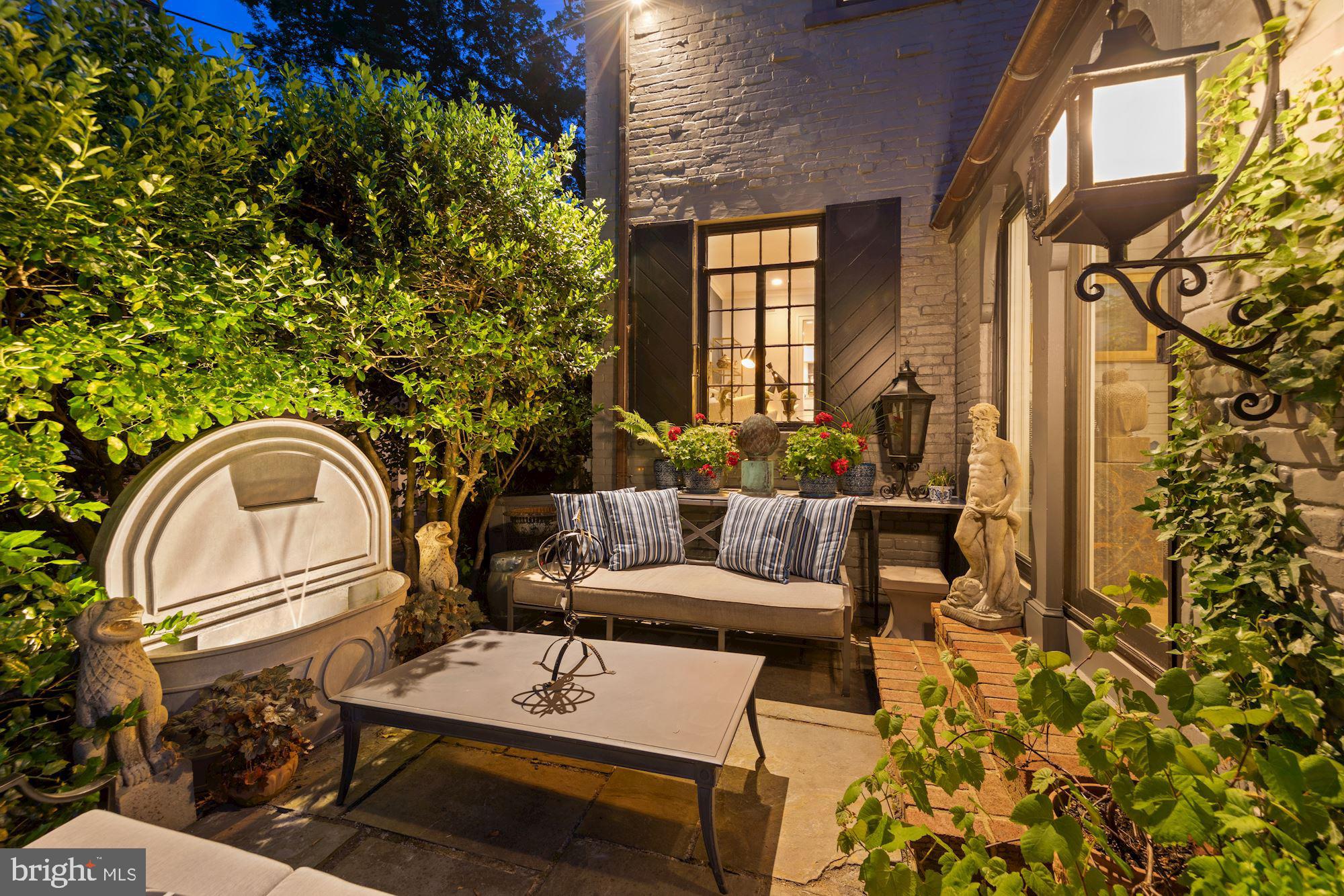 3110 Rolling Road Chevy Chase, MD 20815 - Photo 44 of 46 Side Patio At Twilight