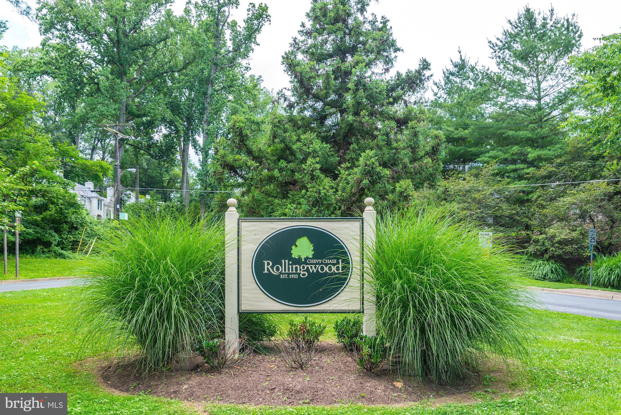 3110 Rolling Road Chevy Chase, MD 20815 - Photo 45 of 46 Rollingwood Welcome Sign
