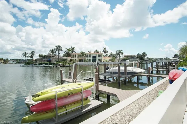 a view of a lake from a balcony