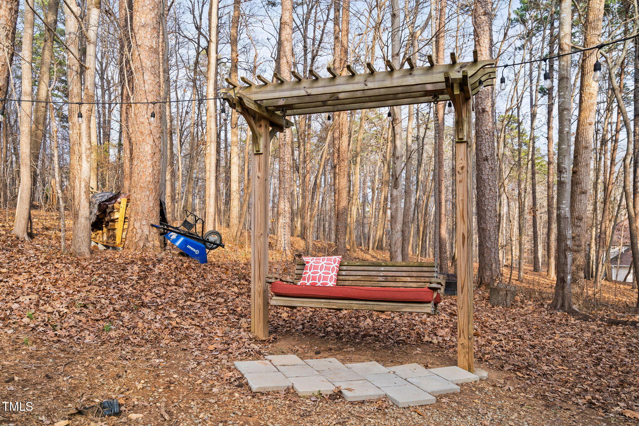 11409 South Lowell Road Bahama, NC 27503 - Photo 40 of 59 Backyard swing