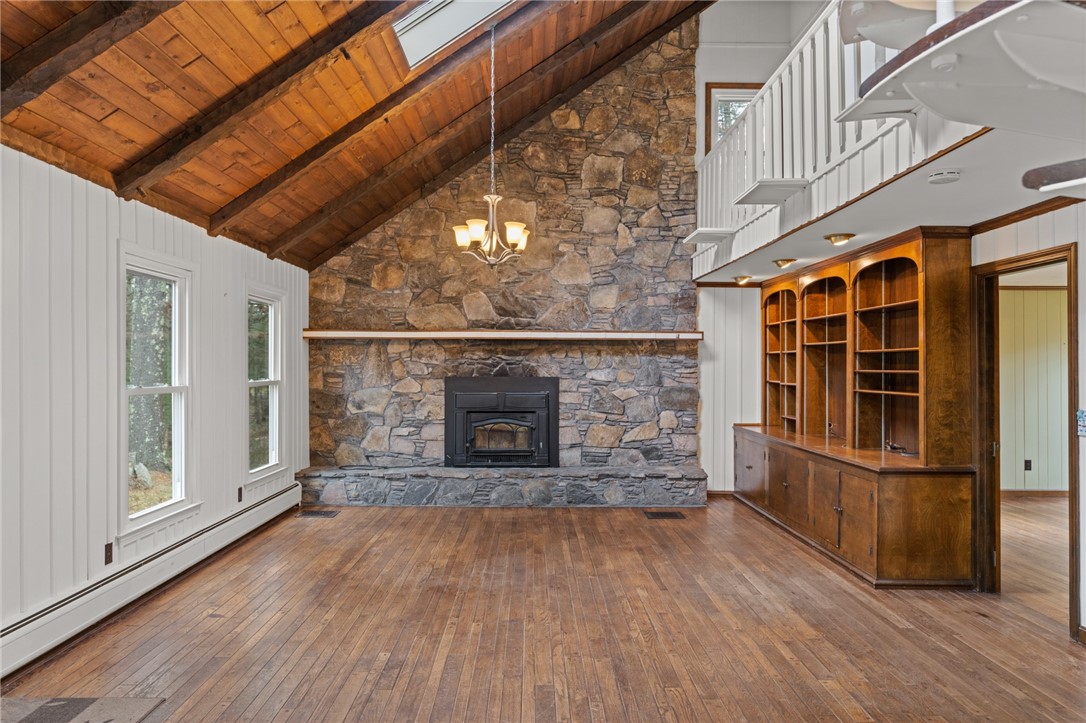 60 Meadowbrook Road Richmond, RI 02898 - Photo 5 of 44 Living room with wood burning fireplace