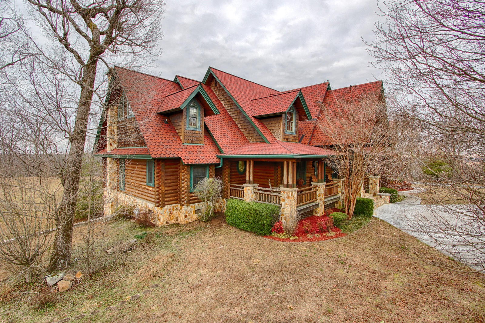1240 Grape Rough Road Oneida, TN 37841 - Photo 13 of 40 a front view of a house with a yard
