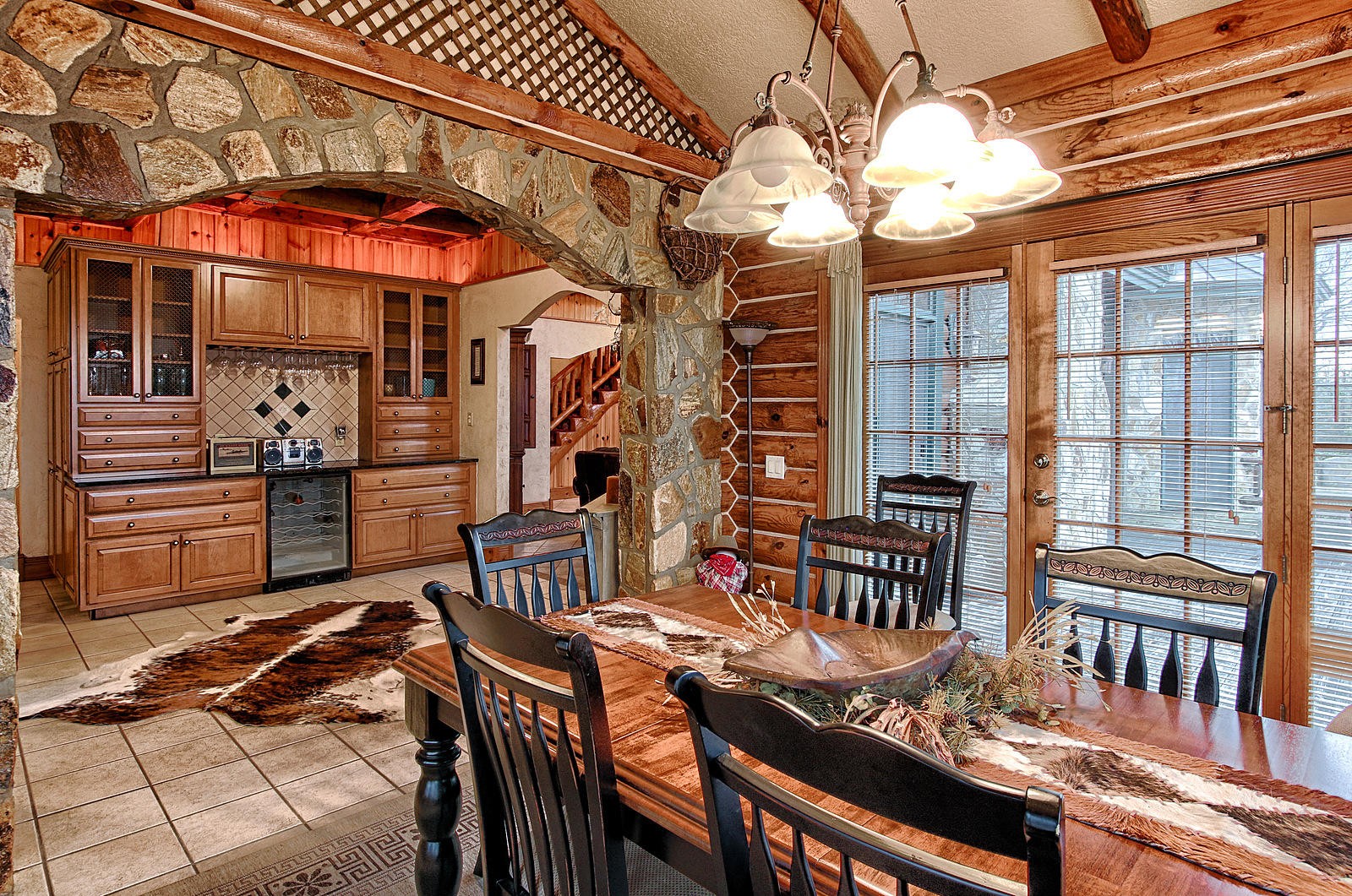 1240 Grape Rough Road Oneida, TN 37841 - Photo 25 of 40 a view of a dinning tables and chairs in patio