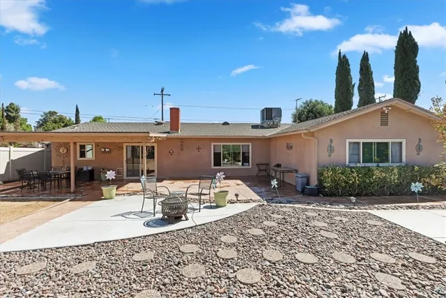 a view of an outdoor space and seating