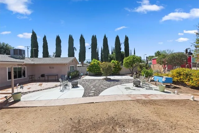a view of outdoor space and deck