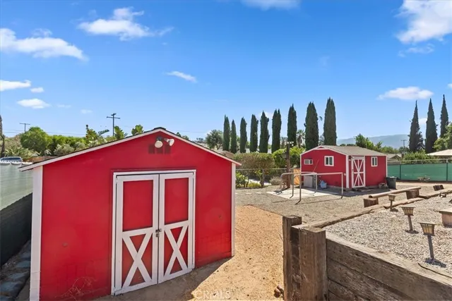a view of a swimming pool with a terrace