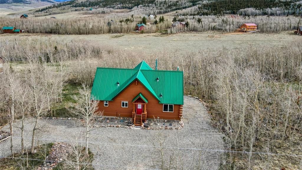 120 Sheep Ridge Road Fairplay, CO 80440 - Photo 22 of 31 a aerial view of a house with a yard