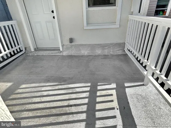 a view of a door of a house