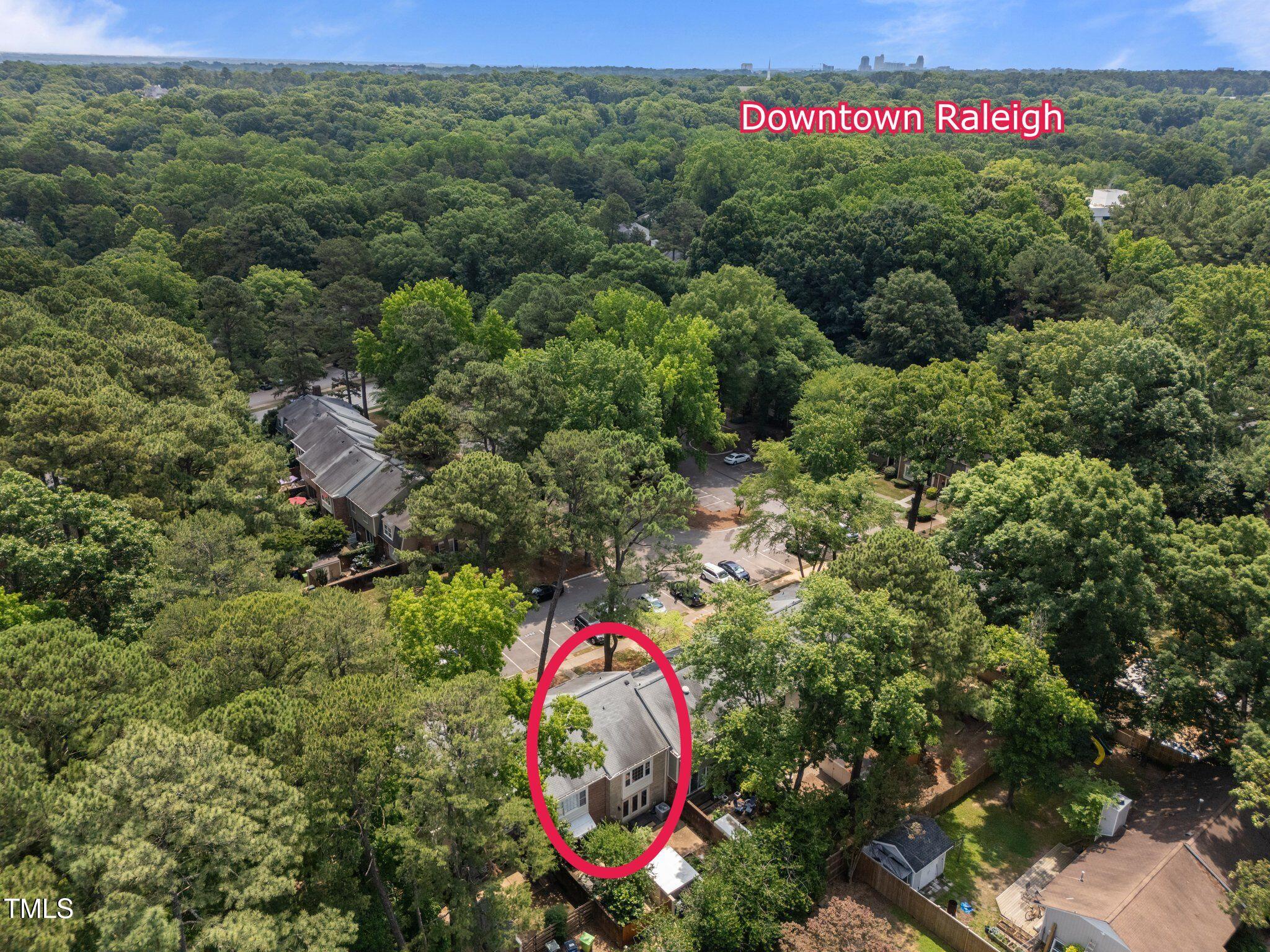 2947 Wycliff Road Raleigh, NC 27607 - Photo 27 of 30 Aerial 2