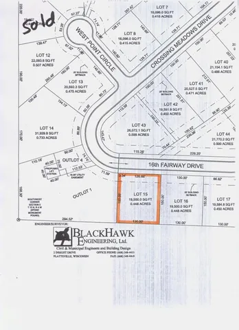 $48,900 | Lot 15 16th Fairway Drive, Viroqua, WI 54665