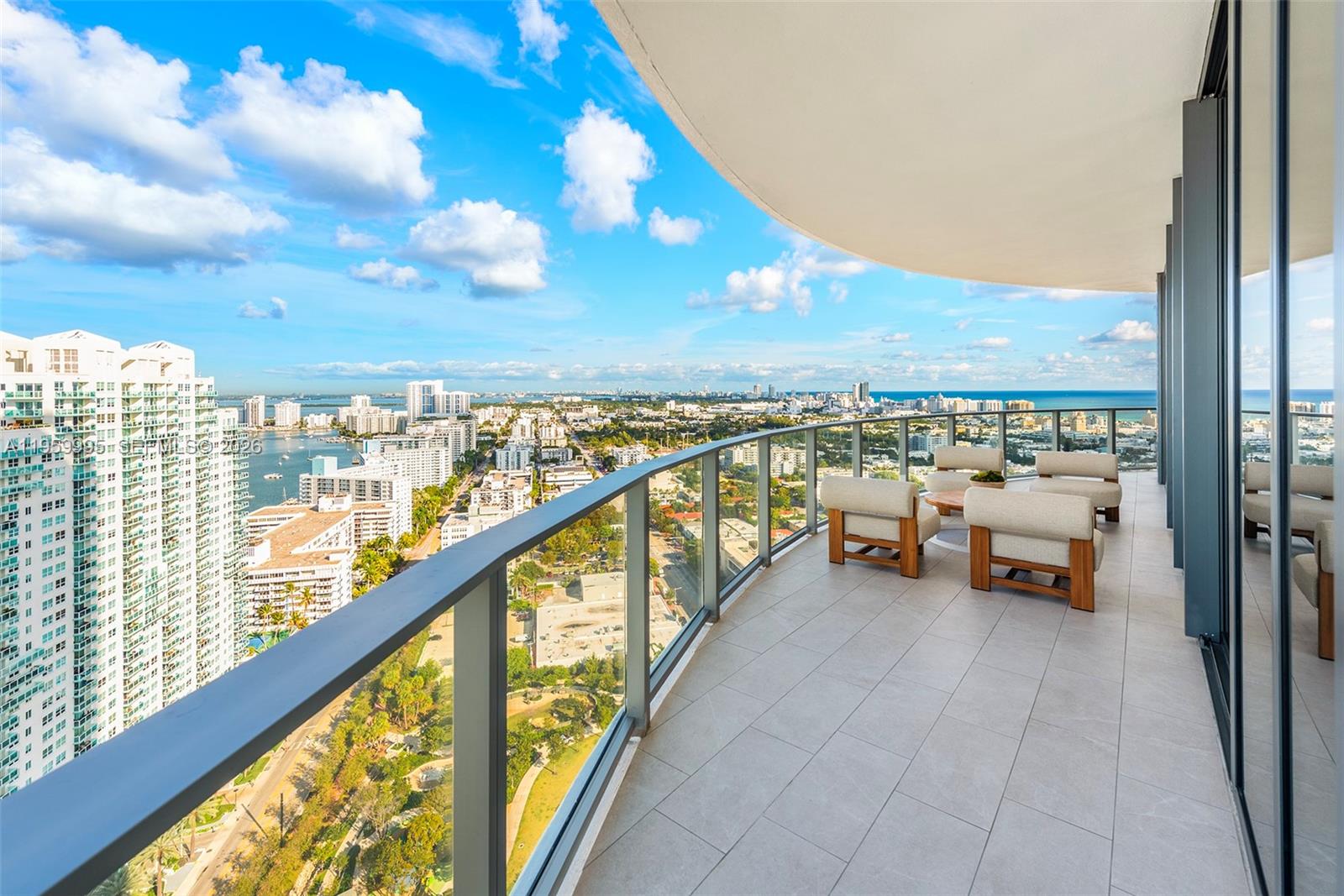 500 Alton Road, Unit 2903 Miami Beach, FL 33139 - Photo 17 of 52 a balcony with view of city