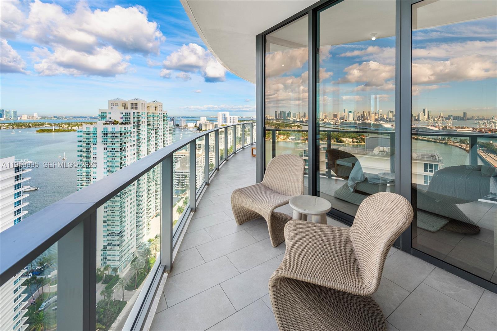 500 Alton Road, Unit 2903 Miami Beach, FL 33139 - Photo 33 of 52 a view of balcony with couch