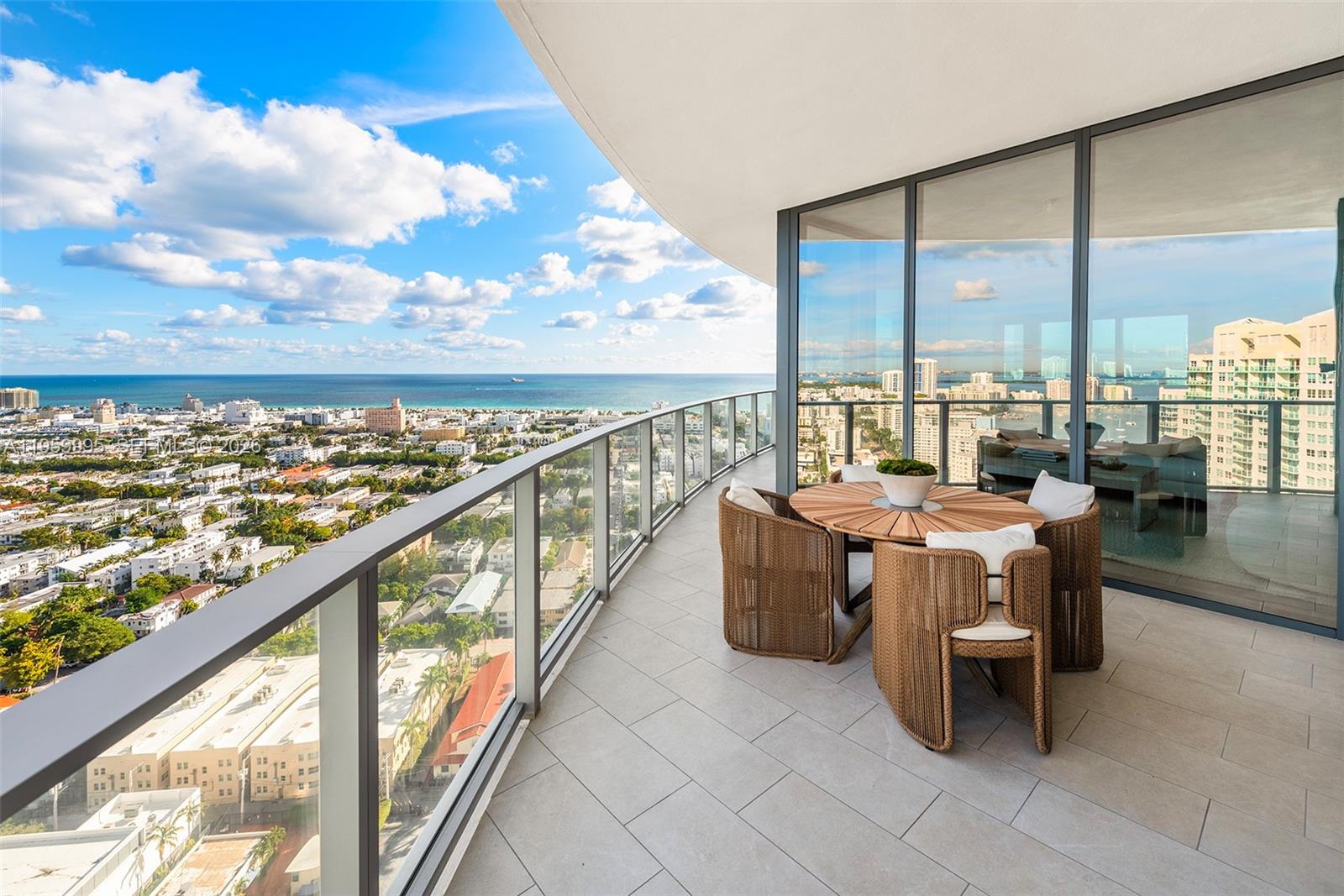 500 Alton Road, Unit 2903 Miami Beach, FL 33139 - Photo 47 of 52 a view of balcony with furniture