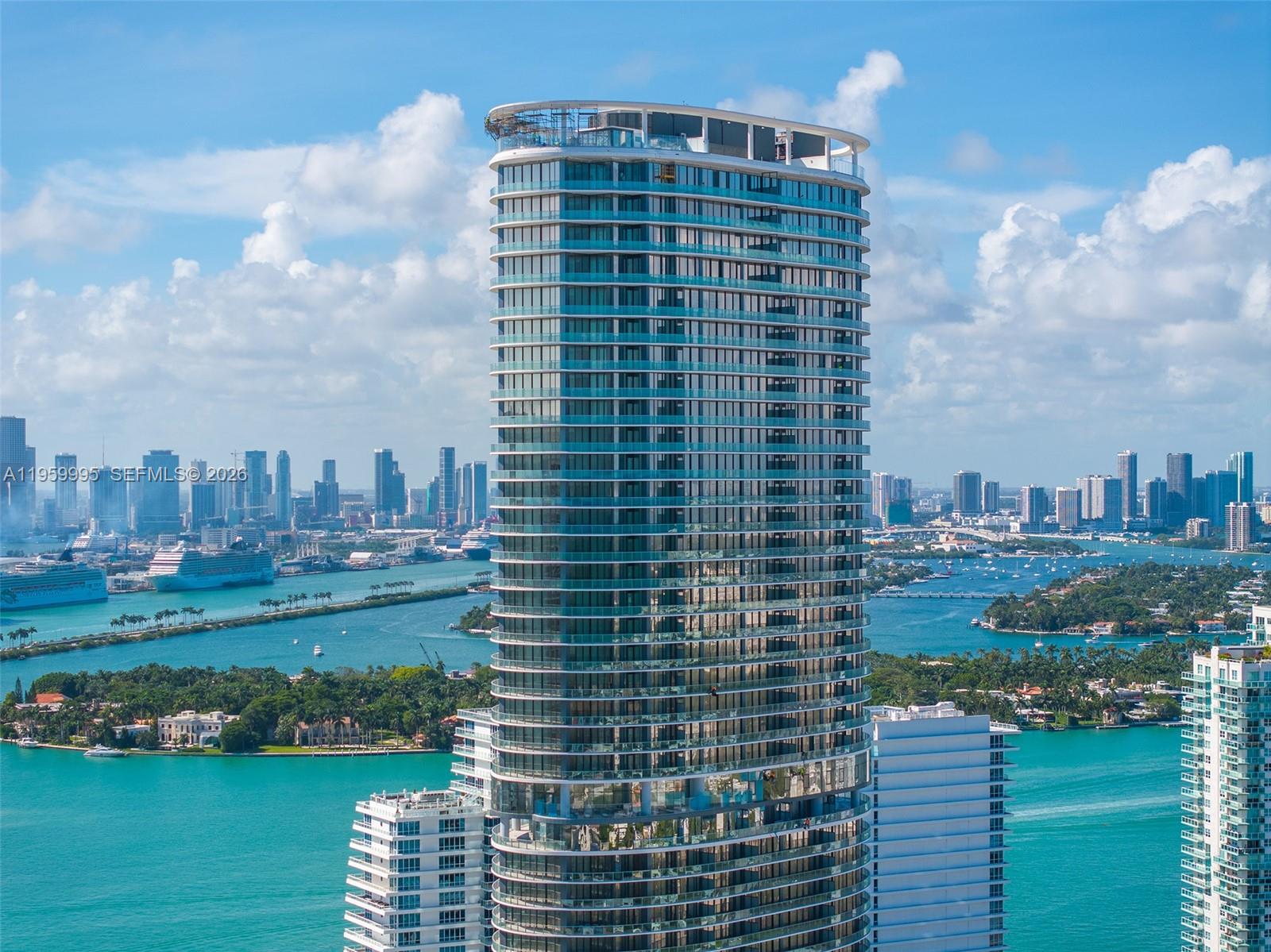 500 Alton Road, Unit 2903 Miami Beach, FL 33139 - Photo 50 of 52 a view of a city with tall buildings in the background
