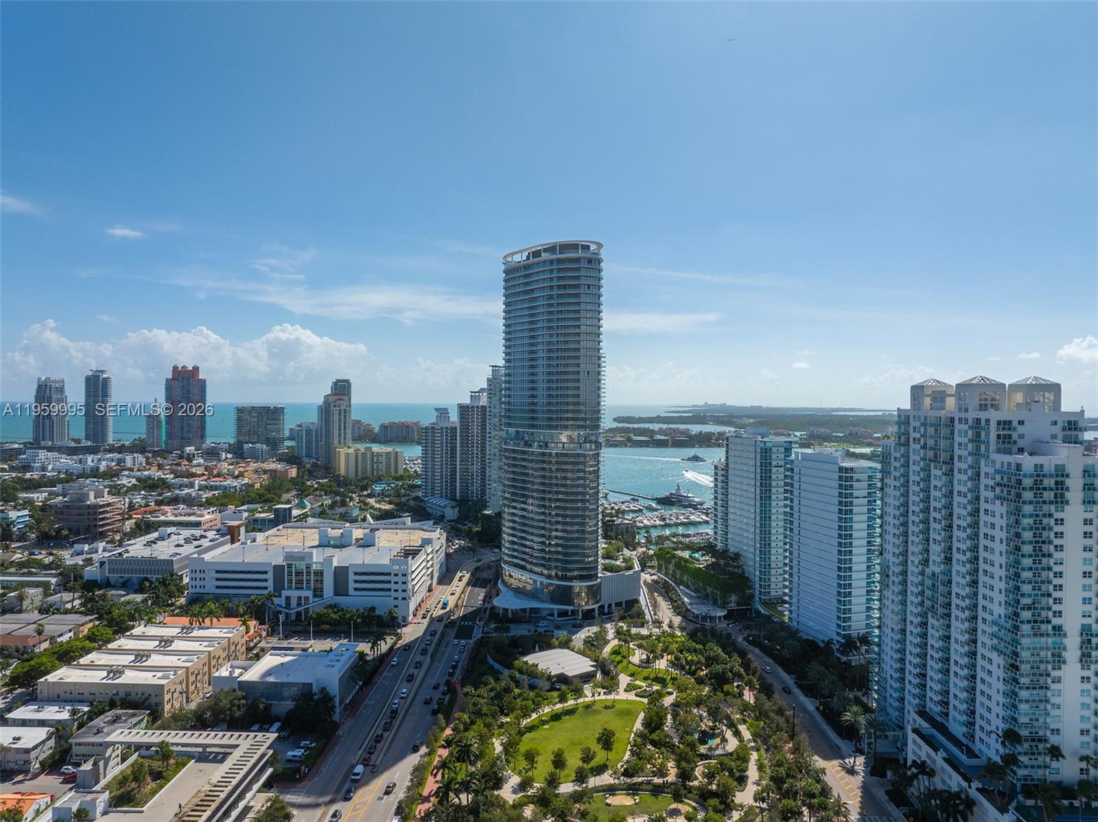500 Alton Road, Unit 2903 Miami Beach, FL 33139 - Photo 52 of 52 a city view with tall buildings